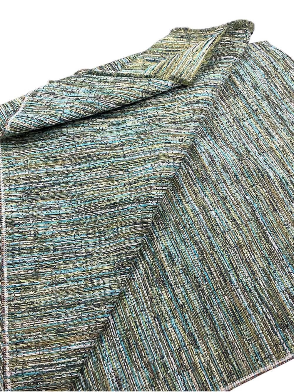 Vintage Hollywood Stripe Valdese chenille lightweight upholstery fabric 56x71